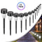 Outdoor LED Solar Powered Lamp Lanterns Waterproof  For Pathway Patio Yard Lawn Decorations
