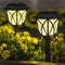 6 Pc /lot Solar Powered  Lamp Easy Install Durable Yard Decoration Waterproof Outdoor LED Bulb