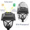 6 Pc /lot Solar Powered  Lamp Easy Install Durable Yard Decoration Waterproof Outdoor LED Bulb