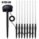 Lawn Landscape Decoration Garden Stick Stake Light Lamp Set