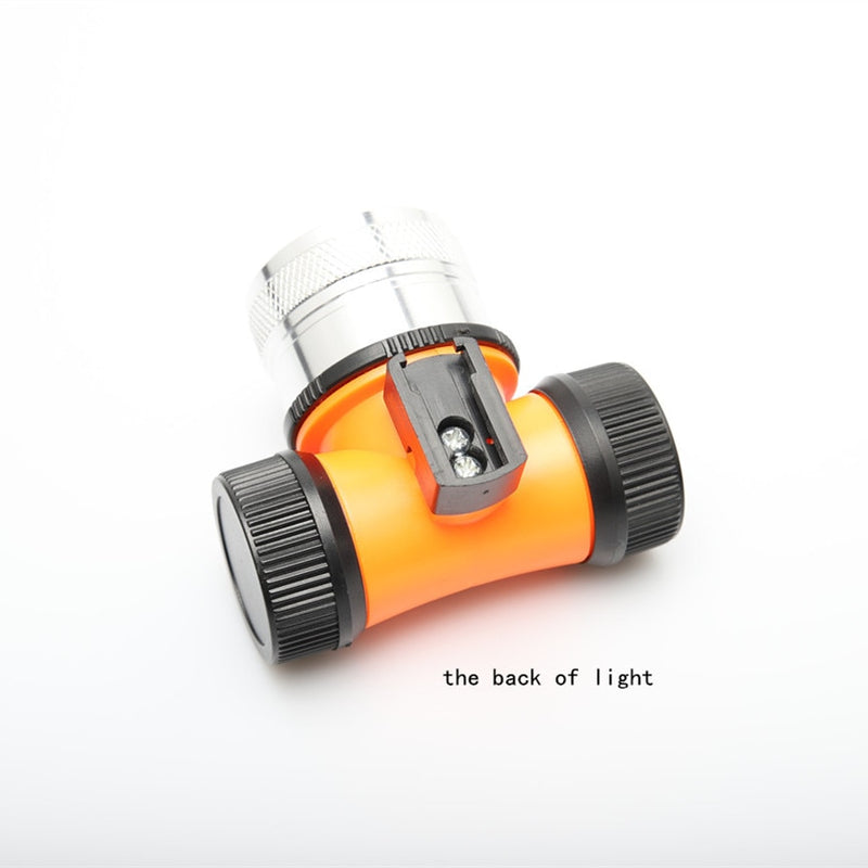 Diving double wick waterproof T6 LED L2  LED flashlight lamp lantern 26650 UV
