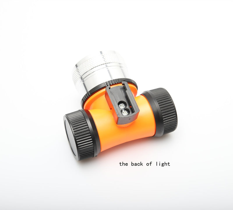Diving double wick waterproof T6 LED L2  LED flashlight lamp lantern 26650 UV