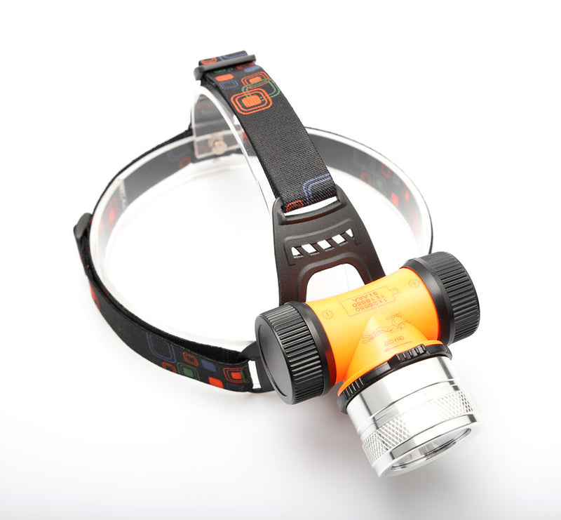 Diving double wick waterproof T6 LED L2  LED flashlight lamp lantern 26650 UV