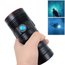 Diving Flash Light 10000 Lumens 5*XM-L2 LED Dive Torch Powerful 18650 Flashlight Underwater 100m Waterproof