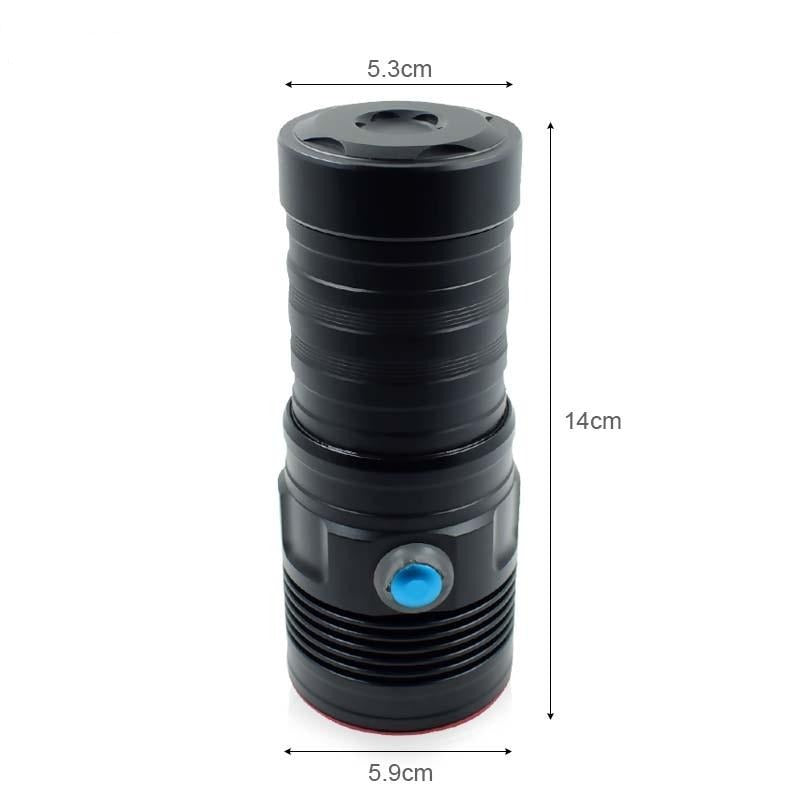 Diving Flash Light 10000 Lumens 5*XM-L2 LED Dive Torch Powerful 18650 Flashlight Underwater 100m Waterproof