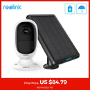 Reolink Argus 2 and Solar panel Rechargeable Battery wireless camera WiFi 1080P Full HD Outdoor Indoor Camera two-way audio PIR