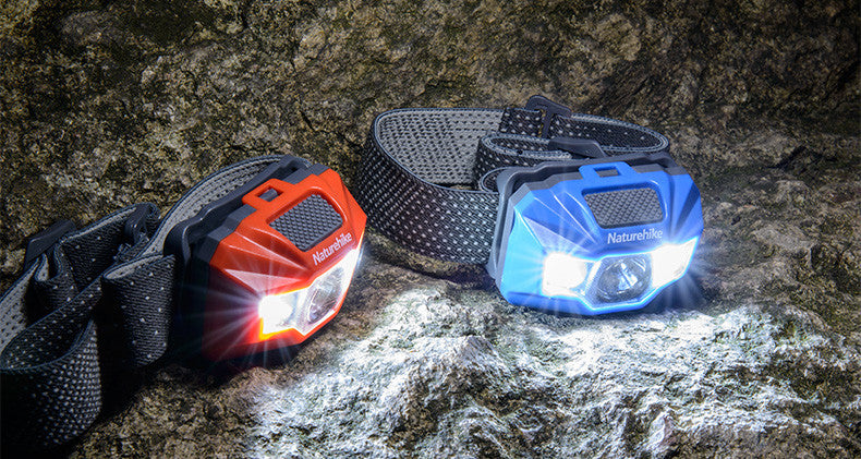 Naturehike USB rechargeable LED headlamp waterproof headlight outdoor camping tools 3 in 1 flashlight lamp tent lantern