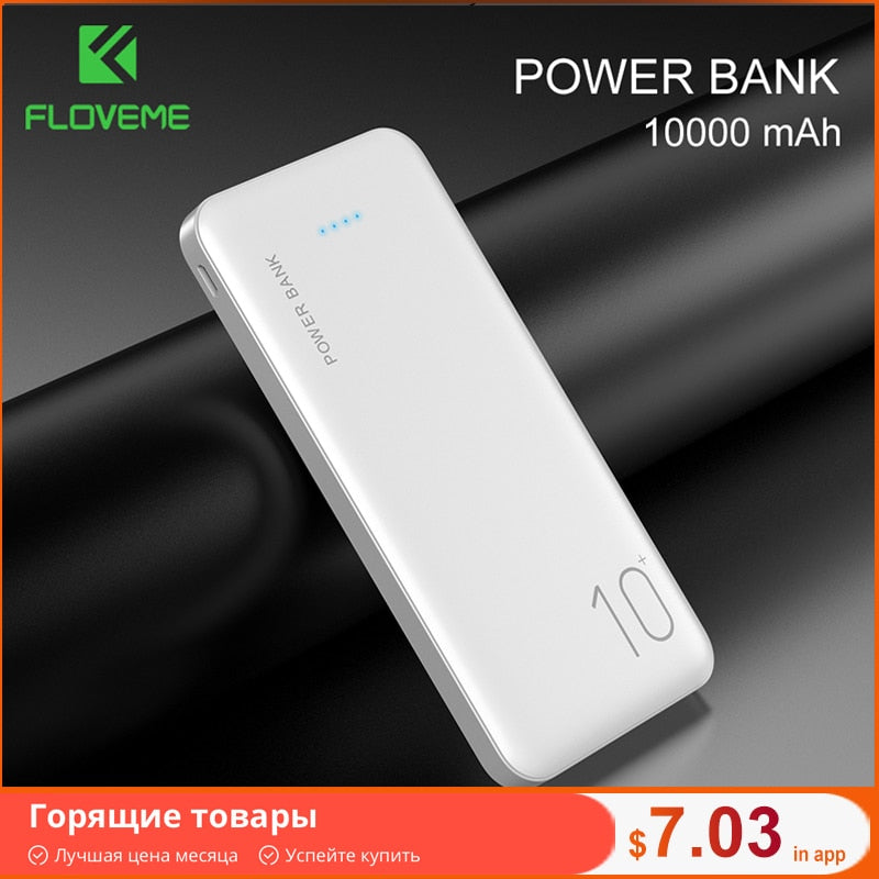 Power Bank 10000 mAh Portable Charger For phone External Battery Powerbank