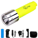 New Mini Waterproof Diver Flashlight LED Diving Flashlight