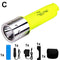 New Mini Waterproof Diver Flashlight LED Diving Flashlight