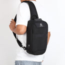 Crossbody Bags Male Waterproof USB Charging Chest Pack Short Trip