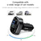 Baseus FM Transmitter Modulator Bluetooth Handsfree Car Kit Audio MP3 Player with 3.4A Dual USB Car FM Transmittor Phone Charger