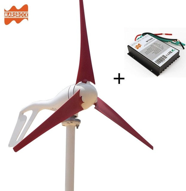 AC 12 V /24 V  Wind Turbine Generator for Home or Boat use with Free 600 W Wind Controller