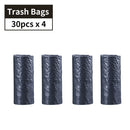 Alloy Garbage Can For Car  Bin Organizer Storage Holder Bag Auto Accessories