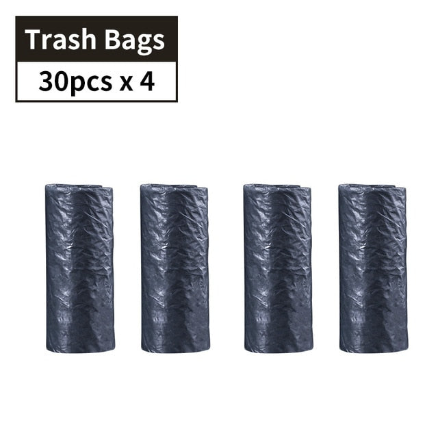 Alloy Garbage Can For Car  Bin Organizer Storage Holder Bag Auto Accessories