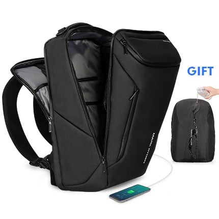 Fashion Men Backpack Multifunctional Waterproof 15.6 inch Laptop Bag Man USB Charging Travel Bag