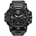 SMAEL Brand Luxury Military Sports Watches Men Quartz Analog LED Digital Watch Man Waterproof Clock Dual Display Wristwatches