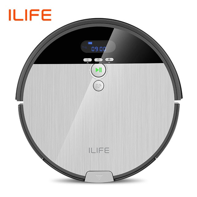 ILIFE V8s/V8 Plus Robot Vacuum Cleaner Vacuum Wet Mop Navigation Planned Cleaning large Dustbin Water Tank Schedule disinfection