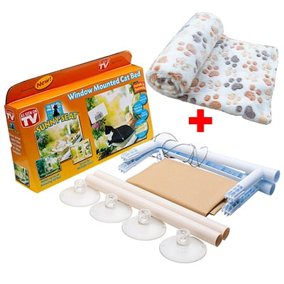 Cute Pet Hanging Beds Bearing 20kg Cat Sunny Window Seat