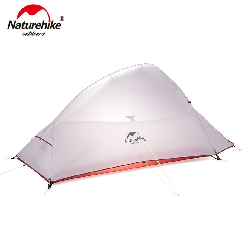 Naturehike Cloud Up Series Ultralight Camping Tent Waterproof Outdoor Hiking Tent 20D Nylon Backpacking Tent With Free Mat