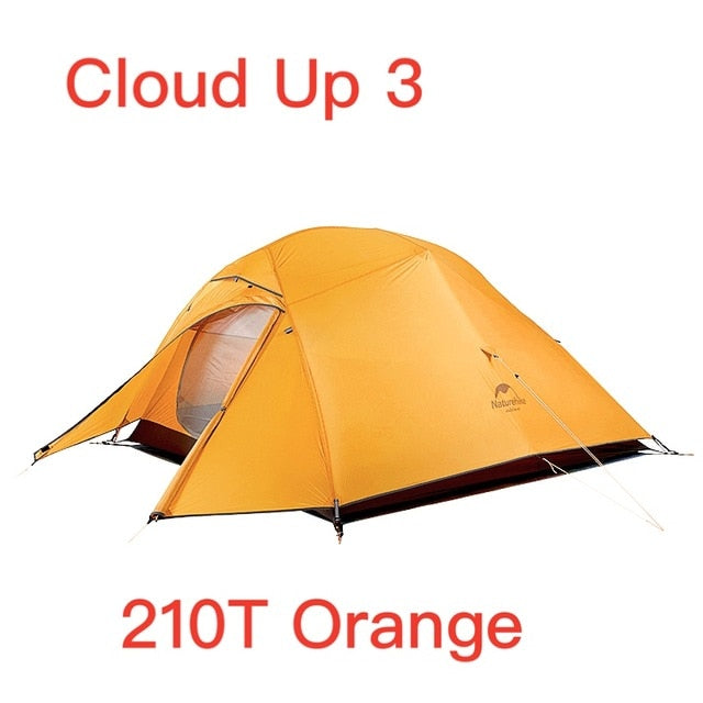 Naturehike Cloud Up Series Ultralight Camping Tent Waterproof Outdoor Hiking Tent 20D Nylon Backpacking Tent With Free Mat