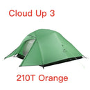 Naturehike Cloud Up Series Ultralight Camping Tent Waterproof Outdoor Hiking Tent 20D Nylon Backpacking Tent With Free Mat