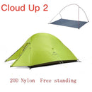 Naturehike Cloud Up Series Ultralight Camping Tent Waterproof Outdoor Hiking Tent 20D Nylon Backpacking Tent With Free Mat