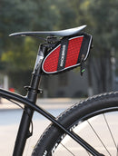 Bike Bag 3D Shell Rainproof Saddle Bag Reflective Rear Seat-post