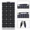 18V 100 Watt 200W 300W 400W Flexible Solar Panel kit  for 12V 24V battery car RV home outdoor Power charging