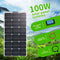 18V 100 Watt 200W 300W 400W Flexible Solar Panel kit  for 12V 24V battery car RV home outdoor Power charging