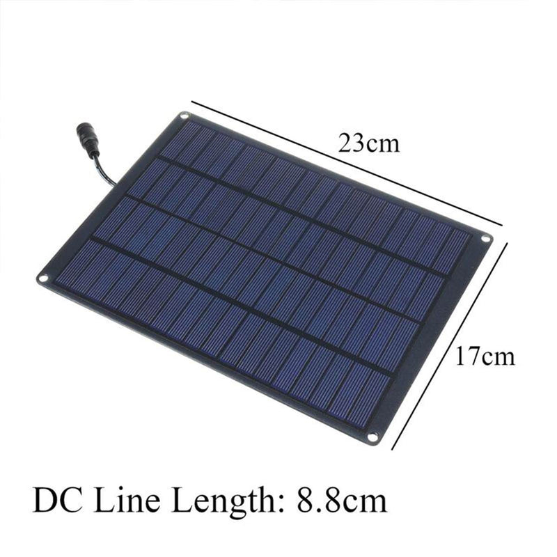 20W 12V 18V Solar Panel with battery Clip+10/20/30/50A Solar Car Charger Controller Solar Cells for Outdoor Camping Hiking