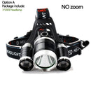 LED T6 Headlamp Head Lamp Fishing hunting lighting bicycle Light Flashlight Torch Lantern