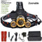 LED T6 Headlamp Head Lamp Fishing hunting lighting bicycle Light Flashlight Torch Lantern