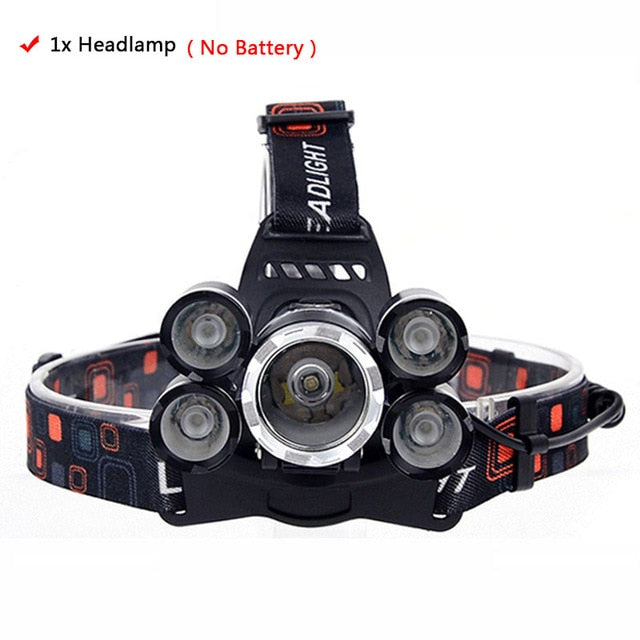 LED T6 Headlamp Head Lamp Fishing hunting lighting bicycle Light Flashlight Torch Lantern