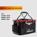 Portable Fishing Bag Folding Thicken Live Fishing Box Tank Bucket Camping Fishing Tackle Fishbox Storage Bag MJ