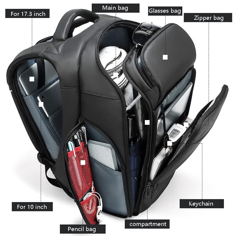 Waterproof Laptop Backpack 15.6 15 16 inch men Large Backpack Outdoor Travel Multi-function