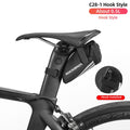 Bike Bag 3D Shell Rainproof Saddle Bag Reflective Rear Seat-post