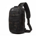 Crossbody Bags Male Waterproof USB Charging Chest Pack Short Trip