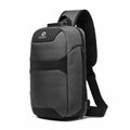 Crossbody Bags Male Waterproof USB Charging Chest Pack Short Trip
