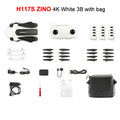 H117S Zino GPS 5.8G 1KM Foldable Arm FPV with 4K UHD Camera 3-Axis Gimbal RC Drone Quadcopter RTF High Speed