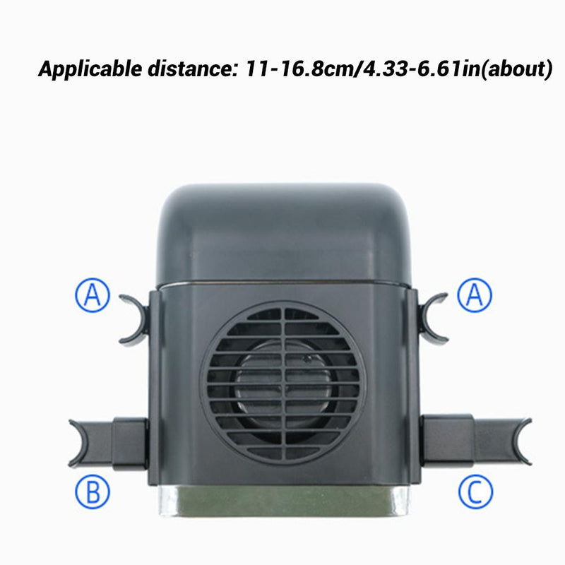 Car seat mini fan  5V USB fold-able fan 3 kinds of adjustable wind speed silent gale cooler car seat back cooling fan set