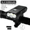 20000 Lumen Bicycle Light USB Rechargeable  Waterproof LED Headlight as Power Bank Bike Accessories