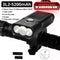 20000 Lumen Bicycle Light USB Rechargeable  Waterproof LED Headlight as Power Bank Bike Accessories