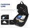 Crossbody Bags Male Waterproof USB Charging Chest Pack Short Trip