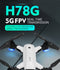 JJRC H78G 5G WiFi FPV 1080P Wide Angle HD Camera GPS Dual Mode Positioning Foldable RC Quadcopter RTF Professional Drone toys