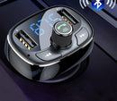 Baseus FM Transmitter Modulator Bluetooth Handsfree Car Kit Audio MP3 Player with 3.4A Dual USB Car FM Transmittor Phone Charger