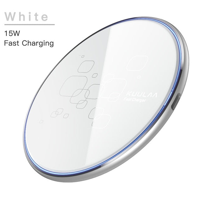 15W Qi Wireless Charger For Xiaomi Mi 9 Pro Mirror Wireless Charging Pad Fast Charger For iPhone 11 X XS Max XR 8 Plus