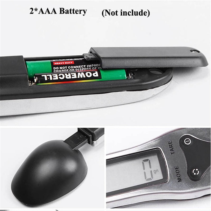 300g/0.1g Portable LCD Digital Kitchen Scale Measuring Spoon High Quality