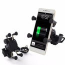 Universal Motorcycle Scooter Mobile Phone Holder  Fast charging 360 Rotating For 3 - 6.5 inch Mobile Phone