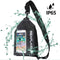 Waterproof Cross Body Cycling Chest Bag Touchscreen Phone Case Phone Bag 7.2 inch